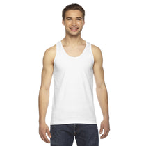 American Apparel Unisex White Fine Jersey Tank