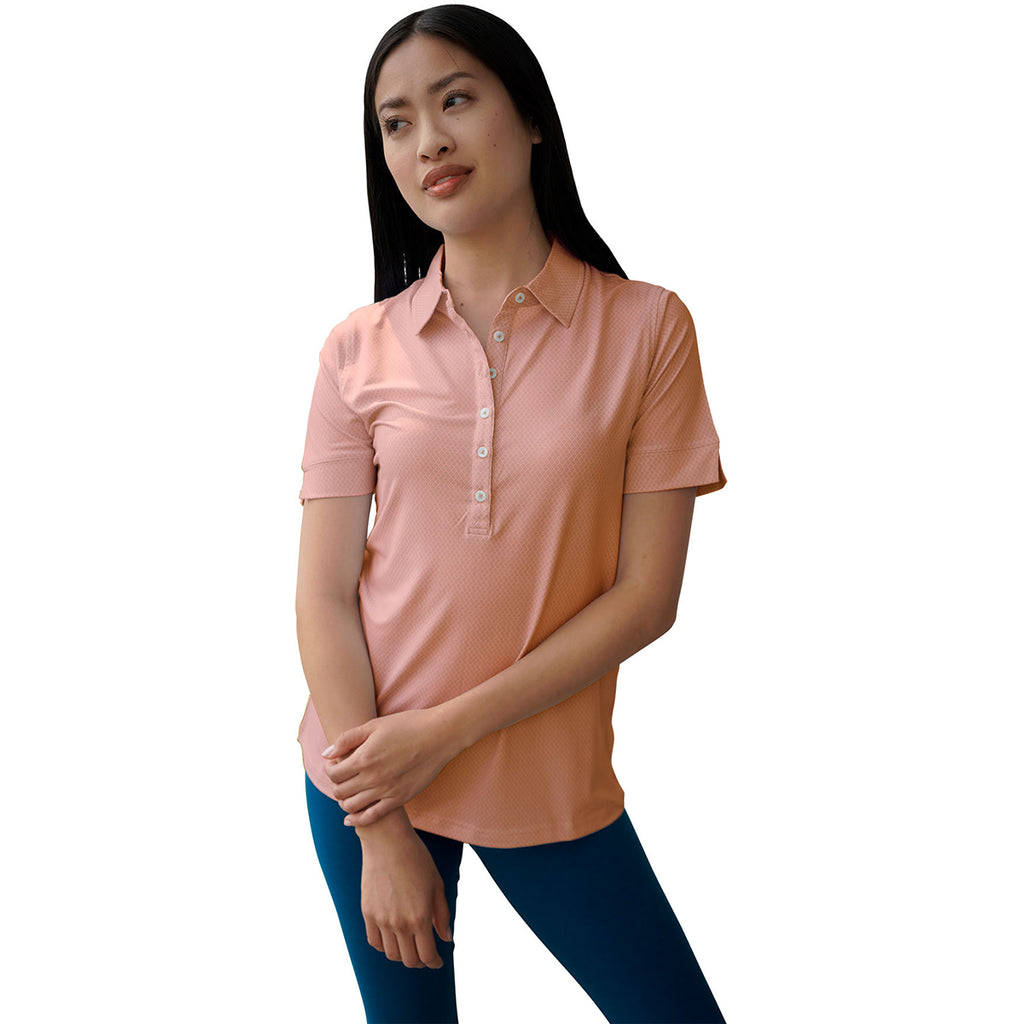 Vansport Women's Orange Pro Eagle Polo