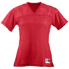 Augusta Sportswear Women's Red Junior Fit Replica Football T-Shirt