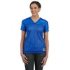 Augusta Sportswear Women's Royal Junior Fit Replica Football T-Shirt