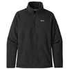 Patagonia Women's Black Better Sweater Quarter Zip 2.0