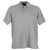 Vansport Men's Grey Omega Solid Mesh Tech Polo