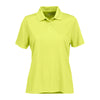 Vansport Women's Citron Omega Solid Mesh Tech Polo