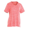 Charles River Women's Pink Space Dye Performance Tee