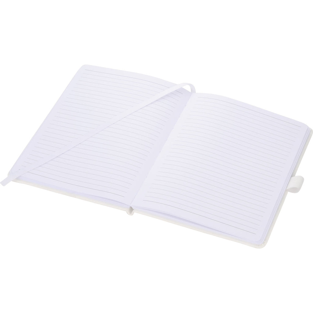 JournalBooks White Vienna Hard Bound Notebook (pen sold separately)