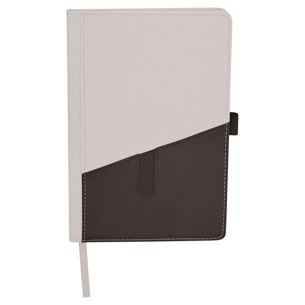 JournalBooks Grey Siena Heathered Bound JournalBook