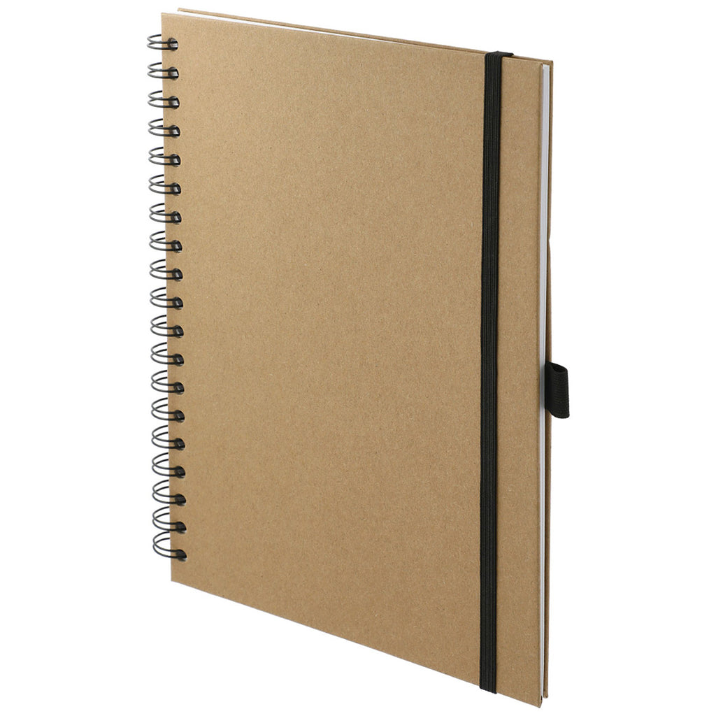 JournalBooks Natural 7" x 10" FSC Mix Large Spiral Journalbook