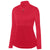 Augusta Women's Red Shadow Tonal Heather Quarter Zip Pullover