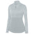 Augusta Women's Silver Shadow Tonal Heather Quarter Zip Pullover