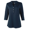 Charles River Women's Navy Windsor Henley