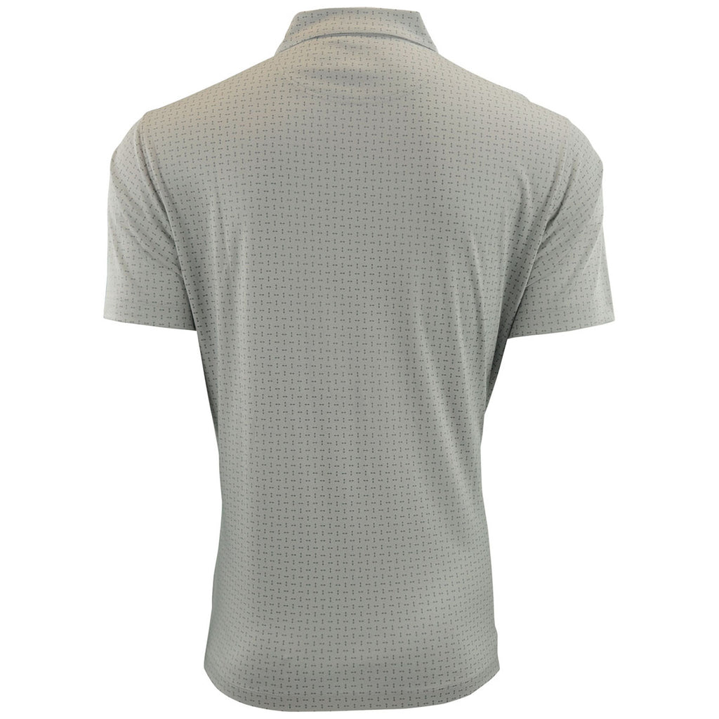 Vansport Men's Grey/Silver Arrowhead Polo