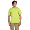 Jerzees Men's Safety Green 5.6 Oz Dri-Power Active Pocket T-Shirt