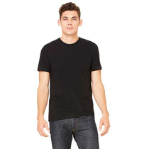Bella + Canvas Unisex Black Jersey Short-Sleeve T-Shirt