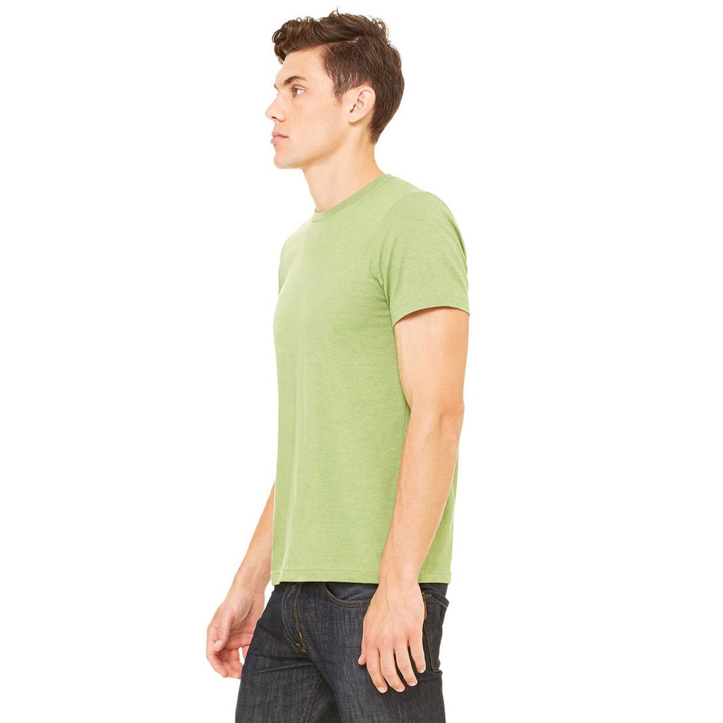 Bella + Canvas Unisex Heather Green Jersey Short-Sleeve T-Shirt