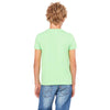 Bella + Canvas Youth Neon Green Jersey Short-Sleeve T-Shirt