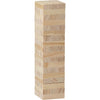 Leed's Brown Tabletop Tumbling Tower Wood Block Stacking Game