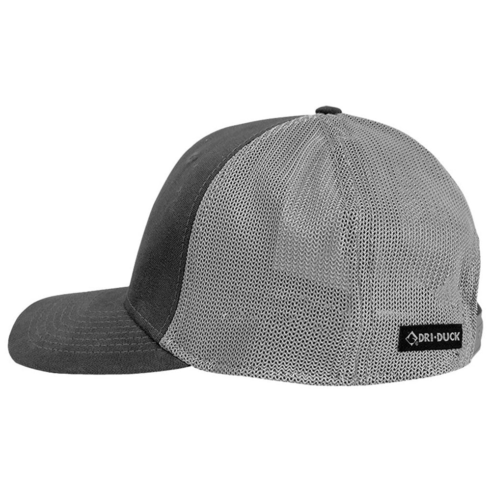 Dri Duck Charcoal/Fog Hudson Flex Cap