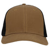 Dri Duck Field Khaki/Black Hudson Flex Cap