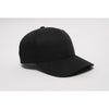 Pacific Headwear Black Velcro Adjustable Cotton Poly Cap