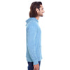 Threadfast Apparel Unisex Royal Triblend Full-Zip Light Hoodie