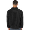 Burnside Men's Black Polar Fleece Quarter-Zip Pullover