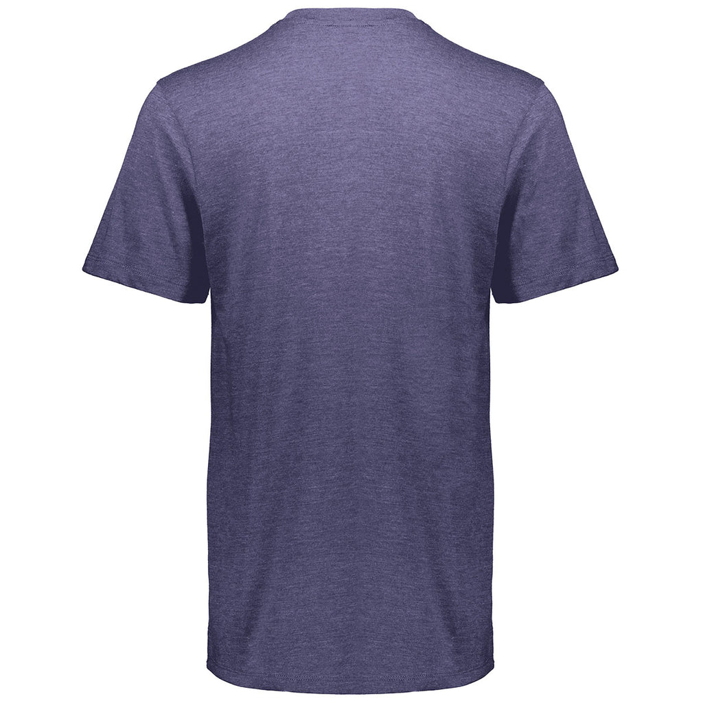 Augusta Sportswear Men's Navy Heather Tri-Blend Tee