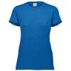 Augusta Sportswear Women's Royal Heather Tri-Blend Tee