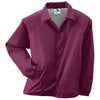 Augusta Sportswear Men's Maroon Nylon Coach's Jacket Lined