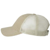 Sportsman Khaki/Stone Contrast Stitch Mesh Cap