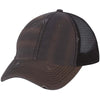 Sportsman Charcoal/Black Dirty-Washed Mesh Cap