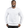 Threadfast Unisex White Ultimate Crewneck Sweatshirt