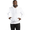 Threadfast Unisex White Ultimate Fleece Pullover Hooded Sweatshirt