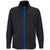 Vantage Men's Black/Royal Brushed Back Micro-Fleece Full-Zip Jacket