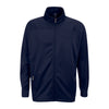 Vantage Men's Navy Brushed Back Micro-Fleece Full-Zip Jacket