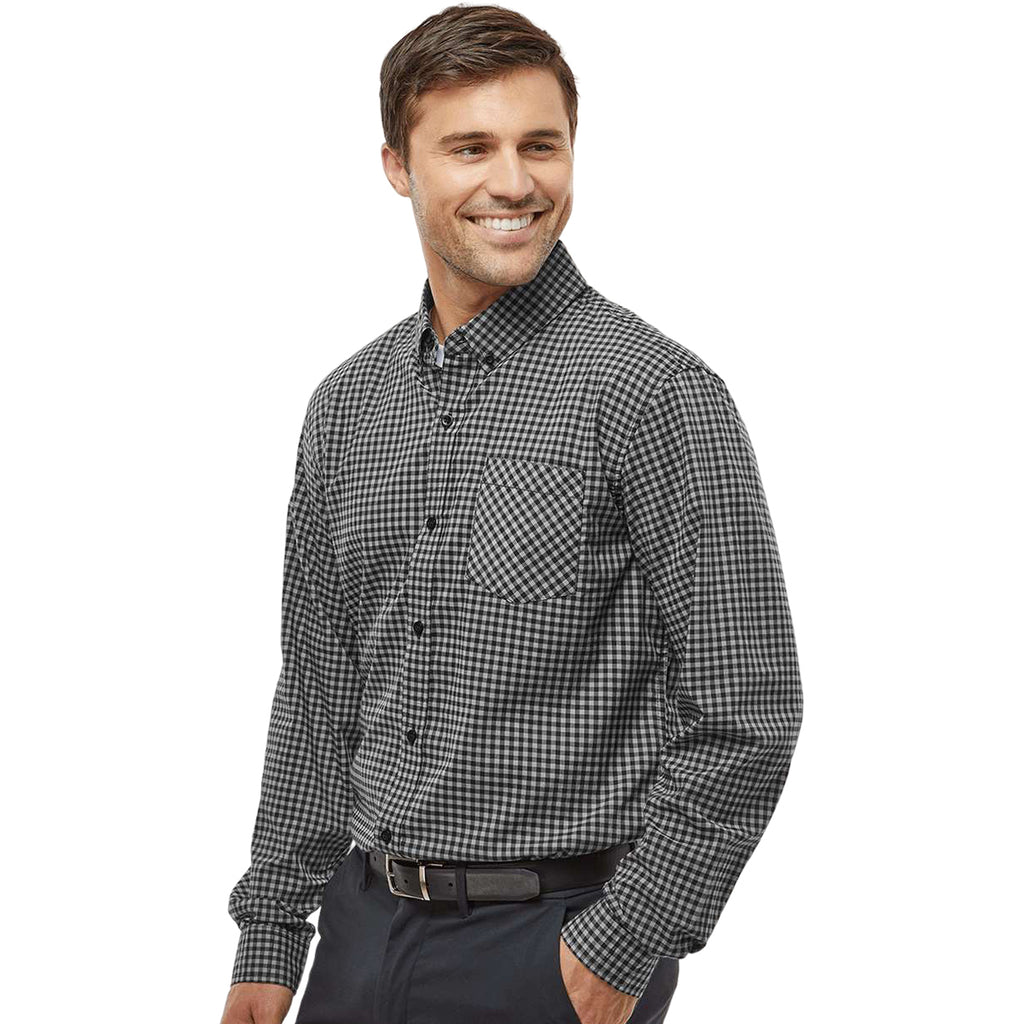 Burnside Men's Grey/Black Technical Stretch Burn Shirt