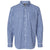 Burnside Men's Navy/White Gingham Technical Stretch Burn Shirt