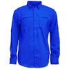 BAW Men's Royal Long Sleve Fishing Shirt