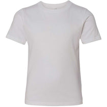 Next Level Boy's White Premium Short-Sleeve Crew Tee