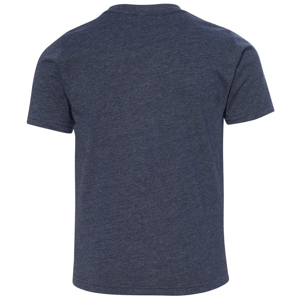 Next Level Boy's Midnight Navy CVC Crew Tee