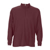 Vantage Men's Deep Maroon Mesh 1/4-Zip Tech Pullover