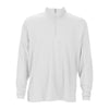 Vantage Men's White Mesh 1/4-Zip Tech Pullover