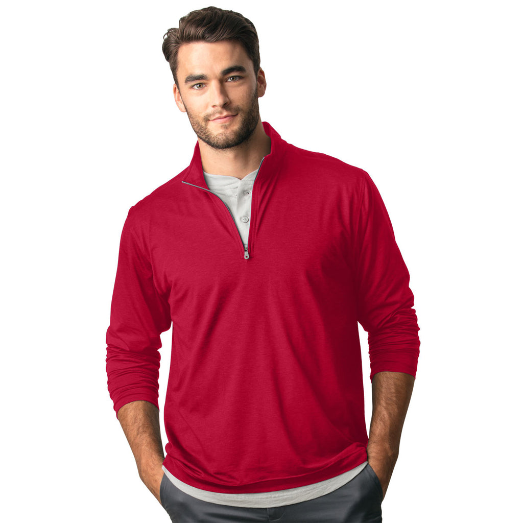 Vantage Men's Sport Red Zen Pullover