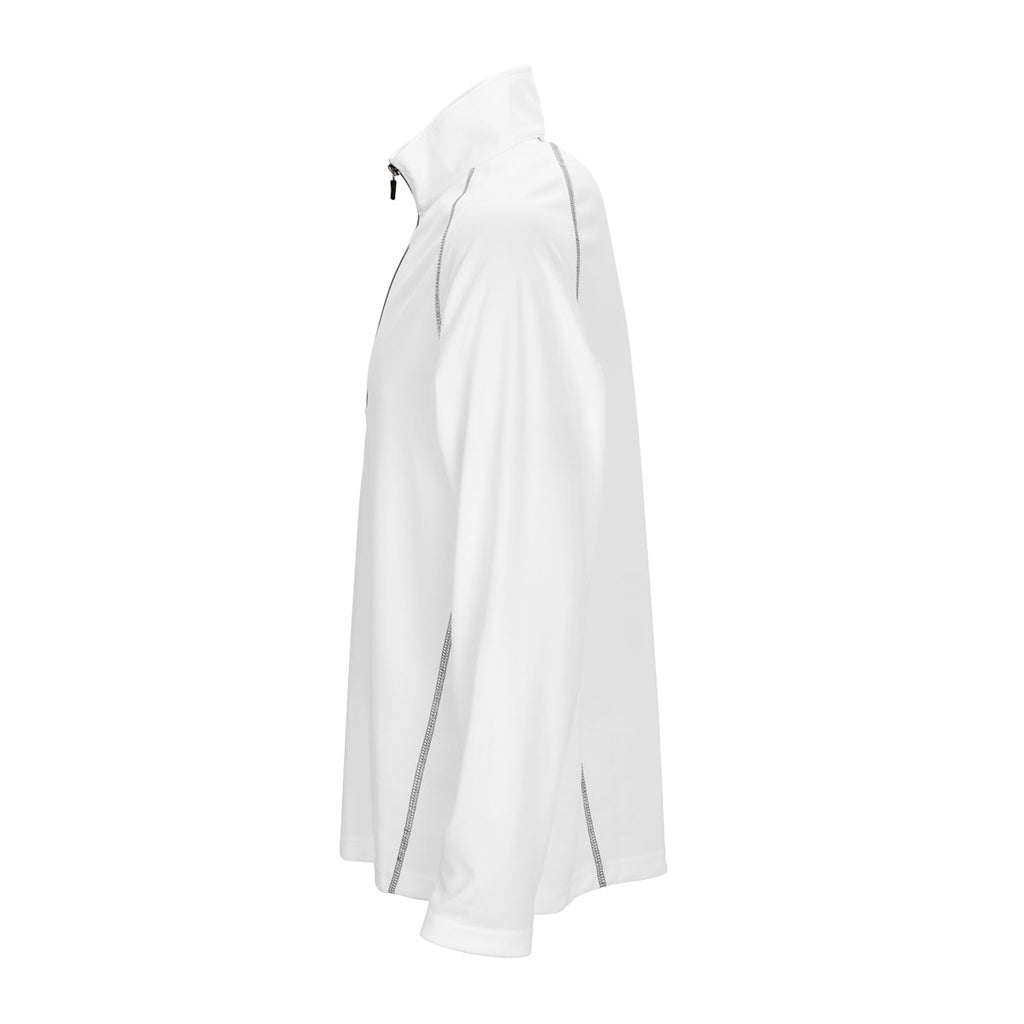 Vantage Men's White Performance Pullover