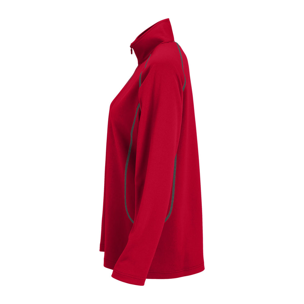 Vansport Women's Sport Red Performance Pullover