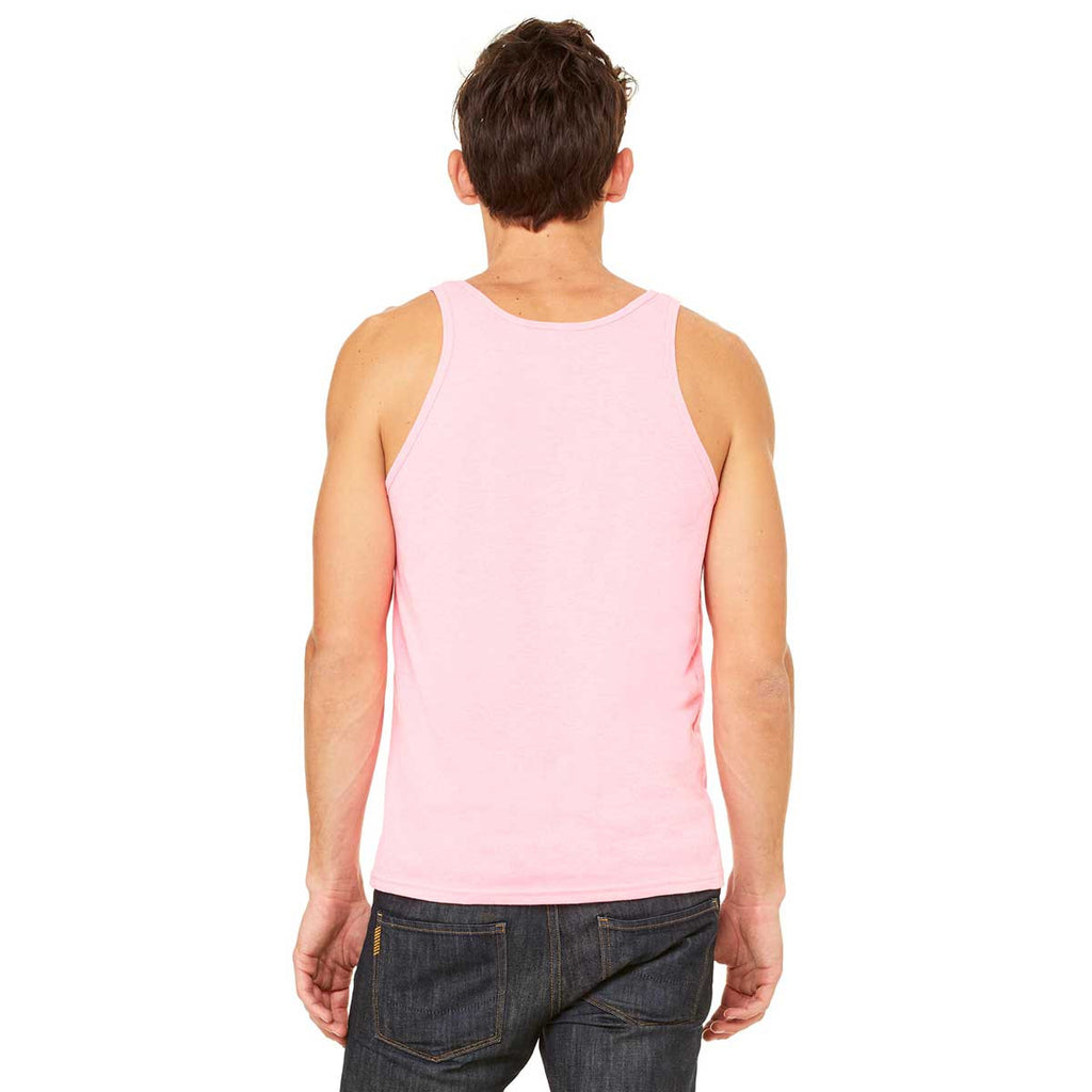 Bella + Canvas Unisex Neon Pink Jersey Tank