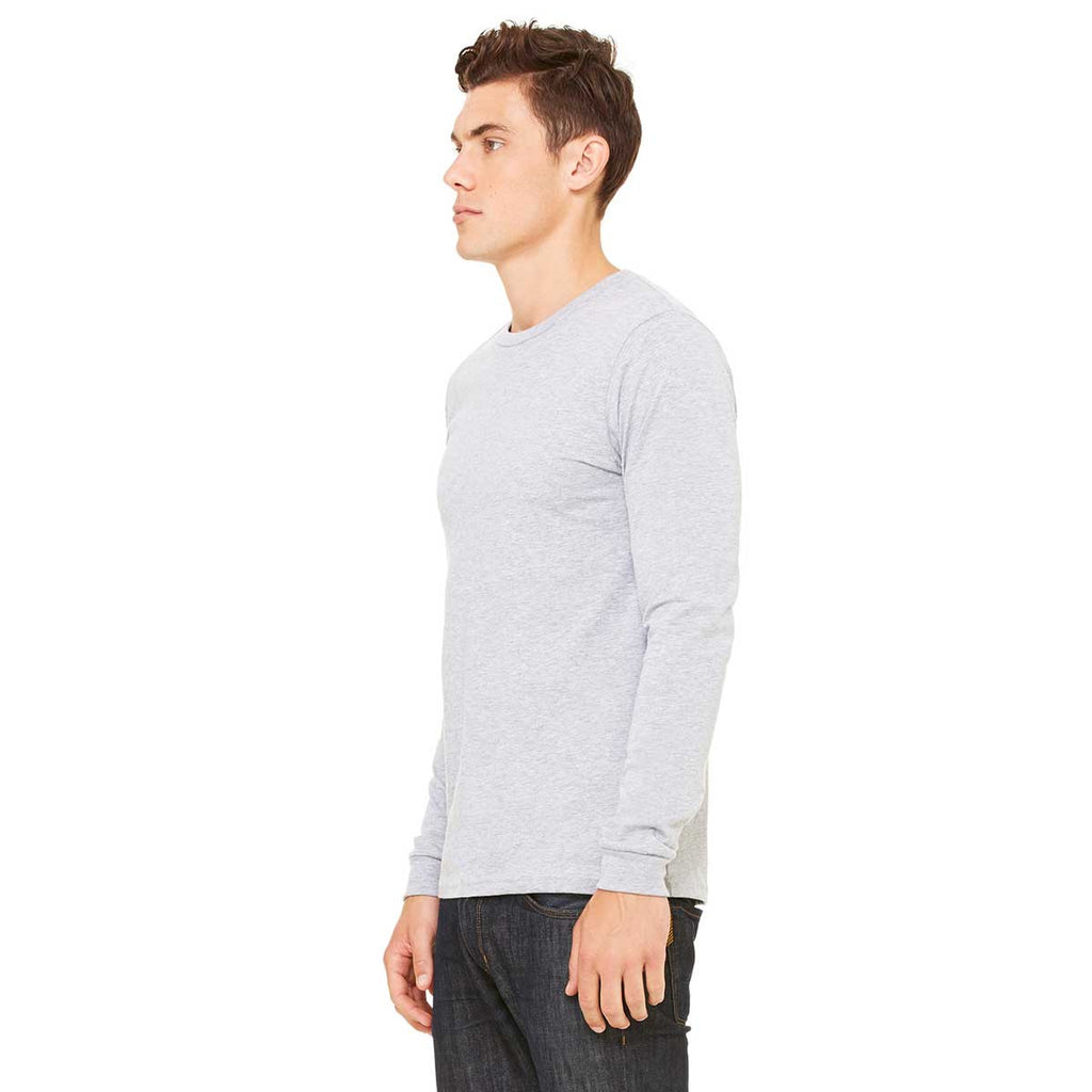 Bella + Canvas Men's Athletic Heather Jersey Long-Sleeve T-Shirt