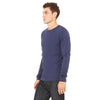 Bella + Canvas Men's Navy Jersey Long-Sleeve T-Shirt