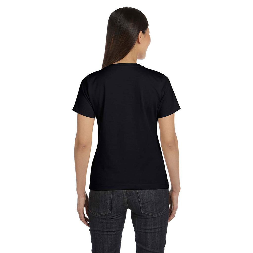 LAT Women's Black Premium Jersey T-Shirt