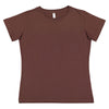 LAT Women's Brown Premium Jersey T-Shirt