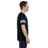 Augusta Sportswear Men's Black/White Sleeve Stripe Jersey